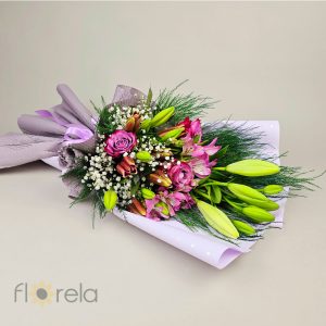 Lilla romantika buket