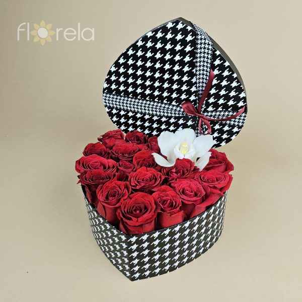 Roses and orchid box